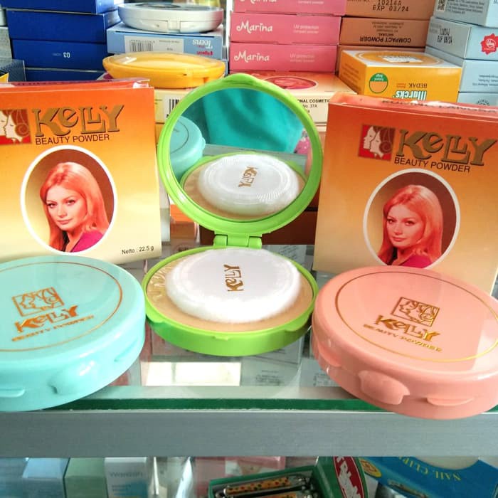 Bedak Kelly Compact Beauty Powder Original BPOM