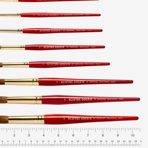 

Winsor&Newton Sceptre Round 101 Series Brush - No. 000