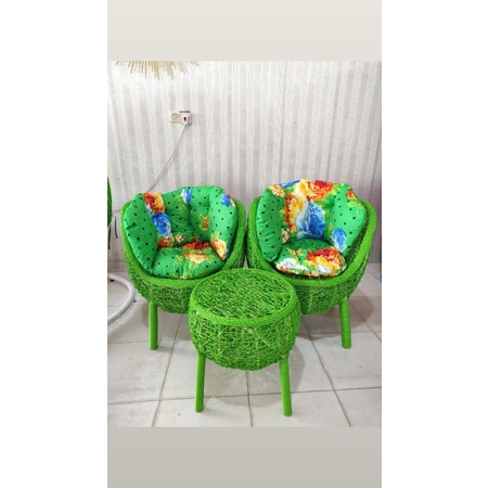 Kursi Teras Brekele Rotan Sintetis