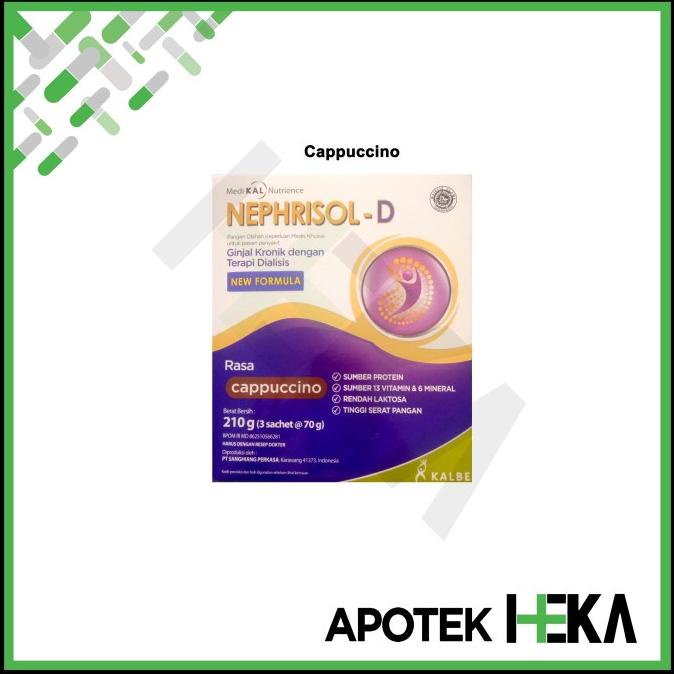 

Nephrisol-D Vanila 231 gram - Susu Pasien Ginjal Dialisis