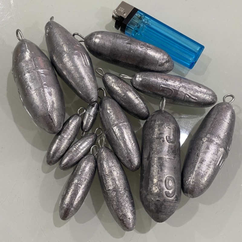 timah jantung pemberat pancing j7 j8 j9 j10 j11 j12