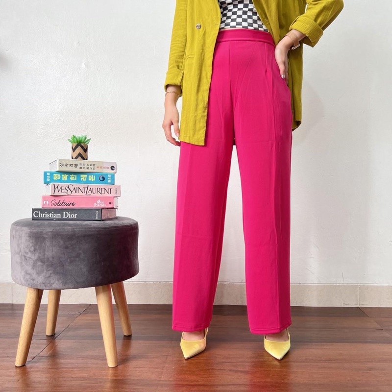 CULOTTE PANTS SCUBA ALL SIZE (CELANA HIGHWAIST SCUBA)