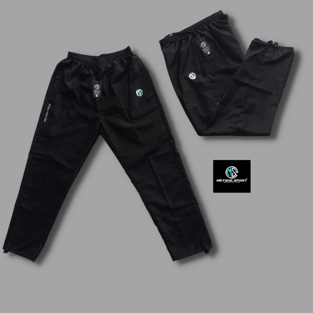 Olahraga Panjang Training Parasut Polos Waterproof Pria Wanita | Celana Trening Panjang | Celana Trackpants Murah Berkualitas