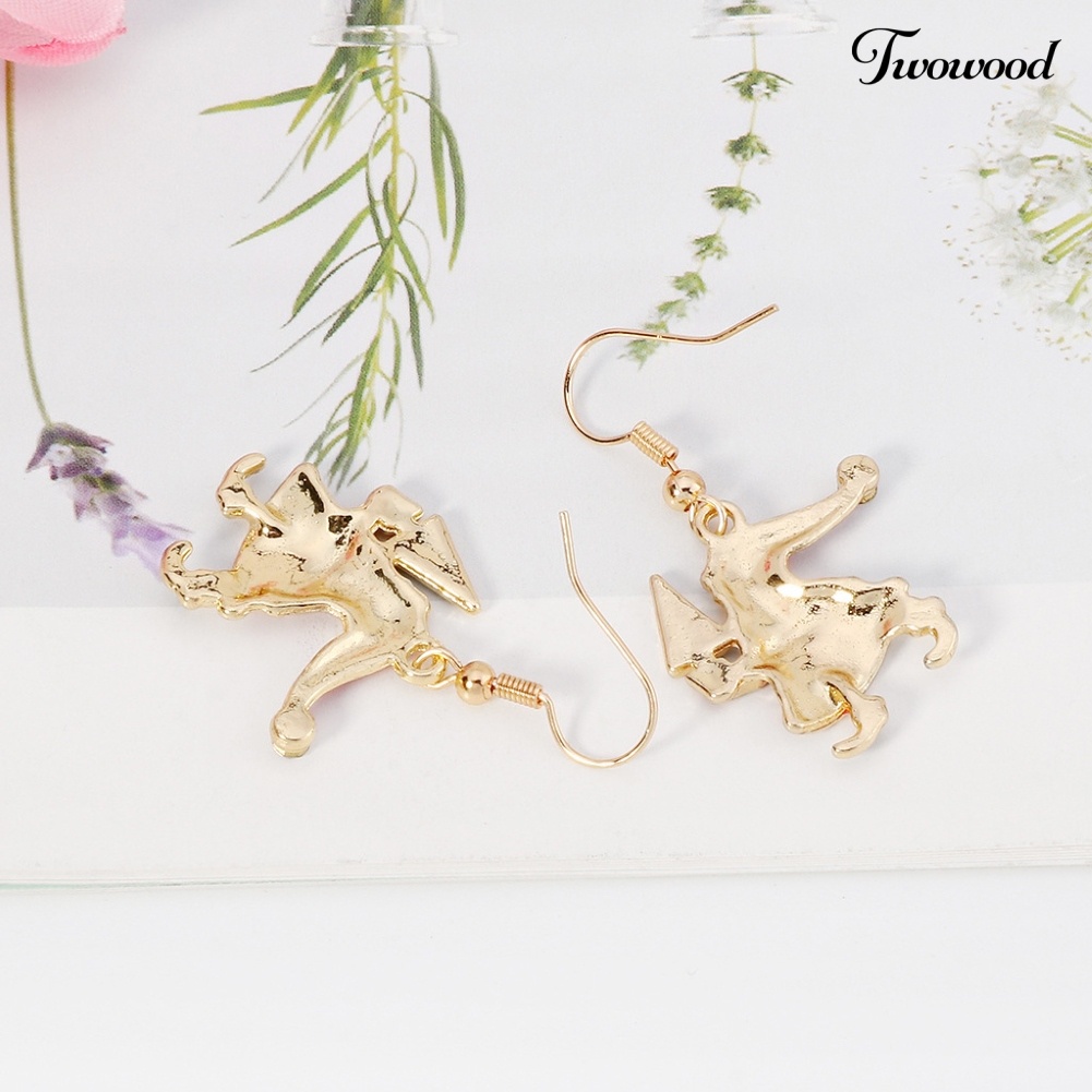 Anting Hook Liontin Santa Bahan Alloy Untuk Wanita