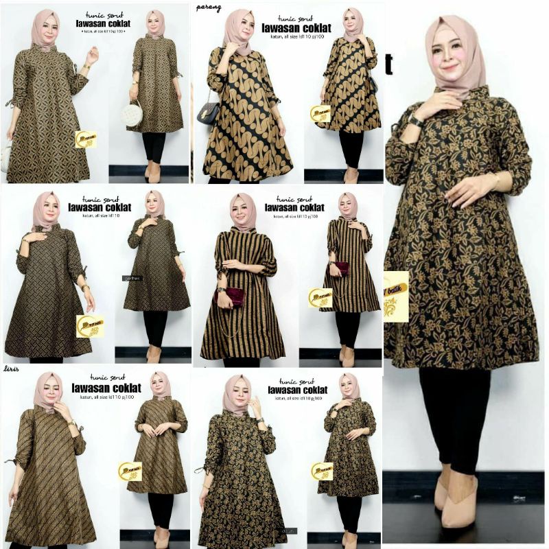 Tunik batik seragam original