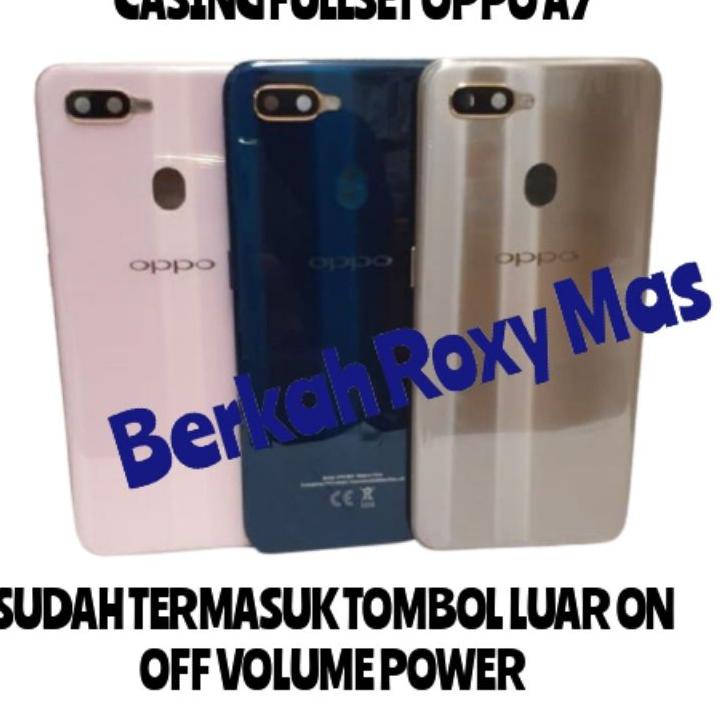Terpercaya CASING PLUS BEZZEL BAZEL BACKDOOR OPPO A7 KESING CASING HOUSING FULSET OPPO A7 ORIGINAL
