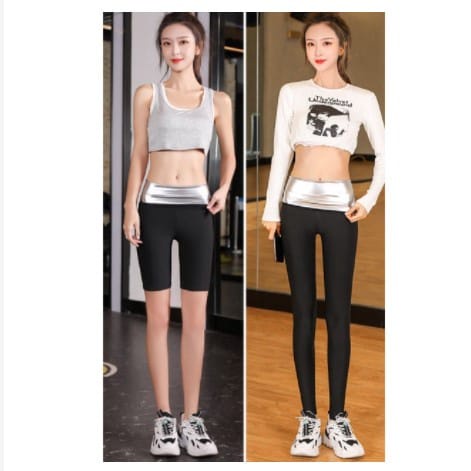 Awet Hokiterus21 Celana Sauna Legging Sauna Legging Korset Celana Pembakar Lemak Legging Shapewear