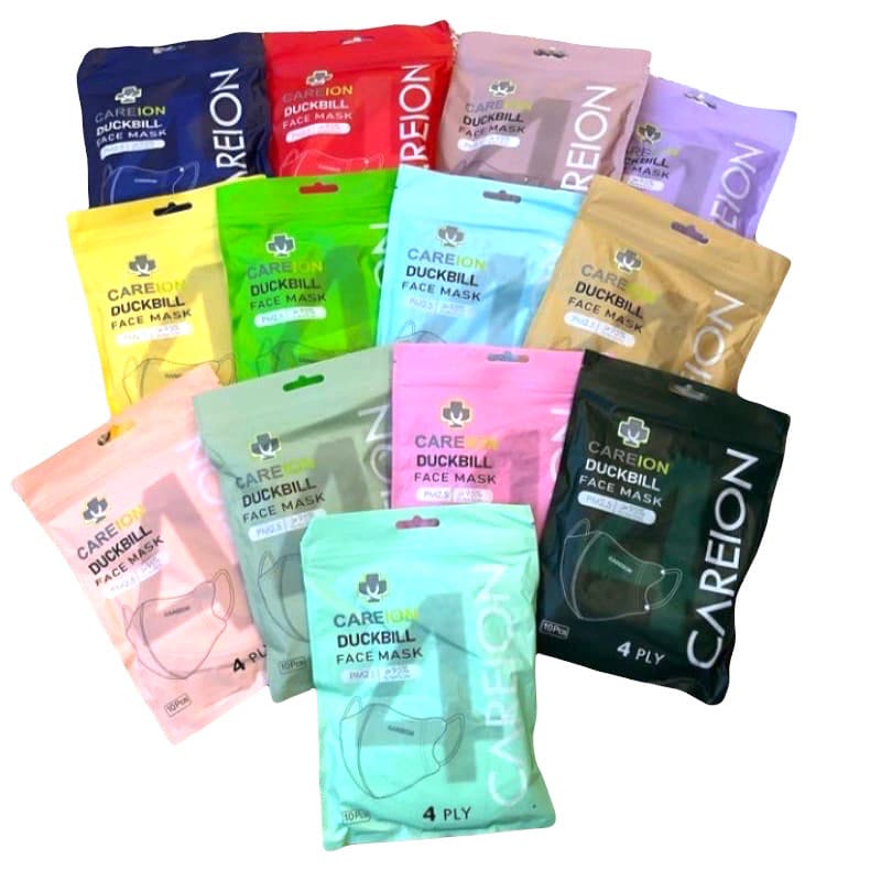 MASKER DUCKBILL MIX NUDE SERIES 50PCS IZIN KEMENKES MIX WARNA PAKAI 1 BOX