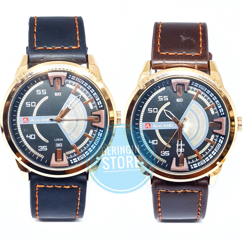 JAM TANGAN FASHION PRIA WANITA AUXLAND L203A ORIGINAL TERMURAH - WATERRESIST
