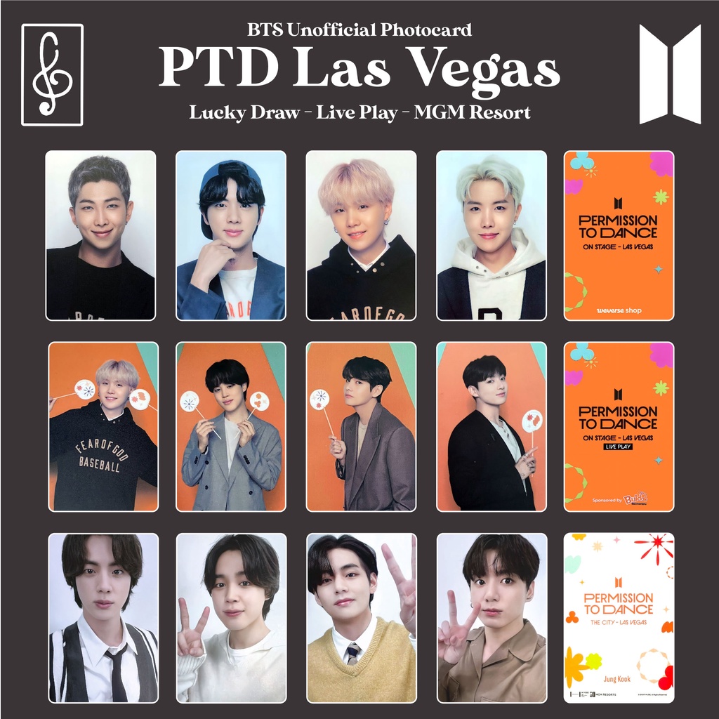 [REPLIKA BTS] PHOTOCARD PTD LAS VEGAS