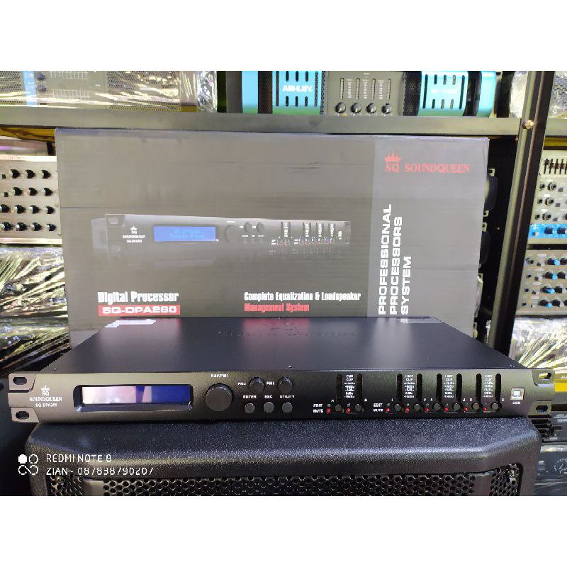 Management Audio Drive Rack Soundqueen DPA260 DPA 260 Original TERBAIK