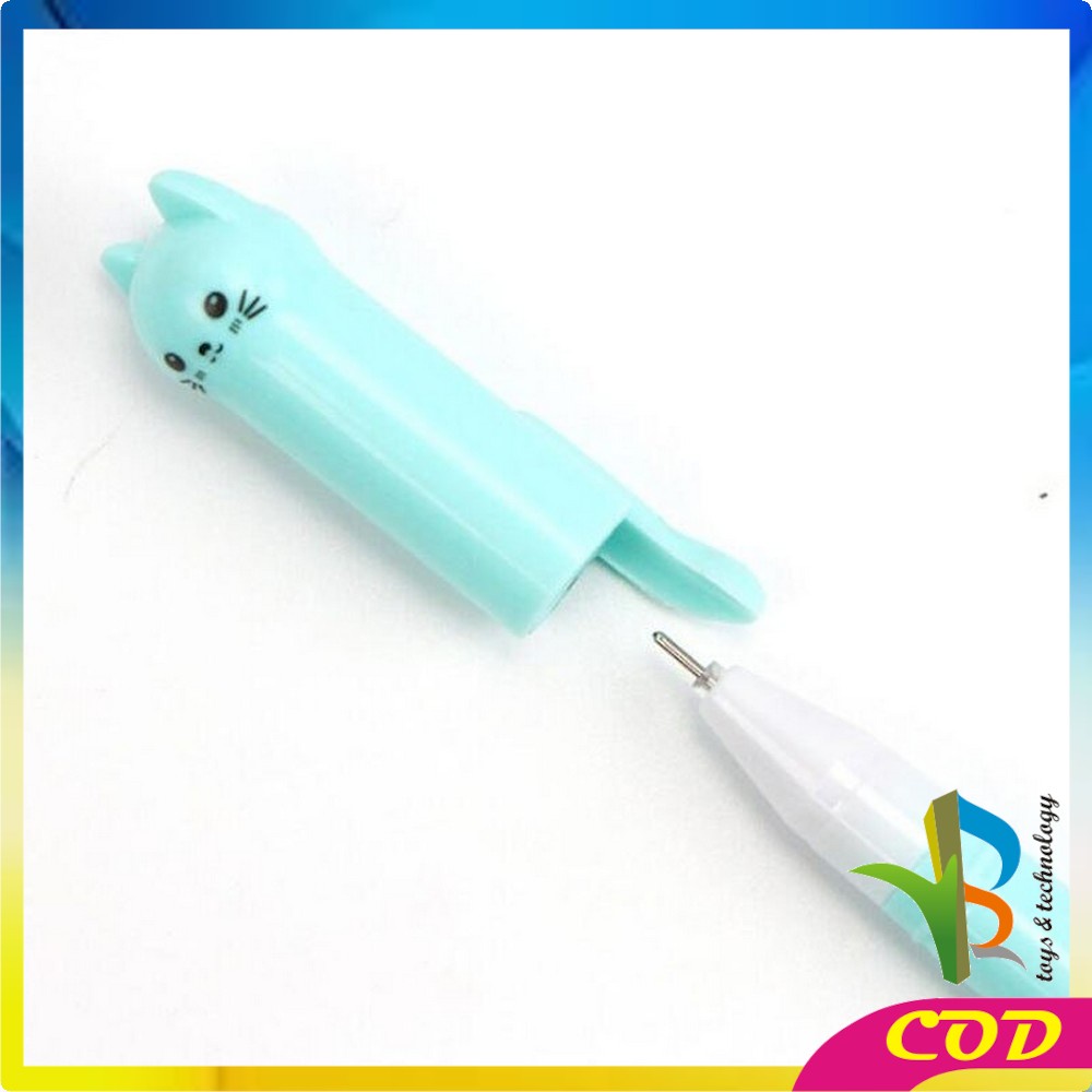 RB-A14 Pulpen Gel Karakter Kartun Kucing Pena Unik Bolpen Motif Kucing Stationary Alat Tulis Murah