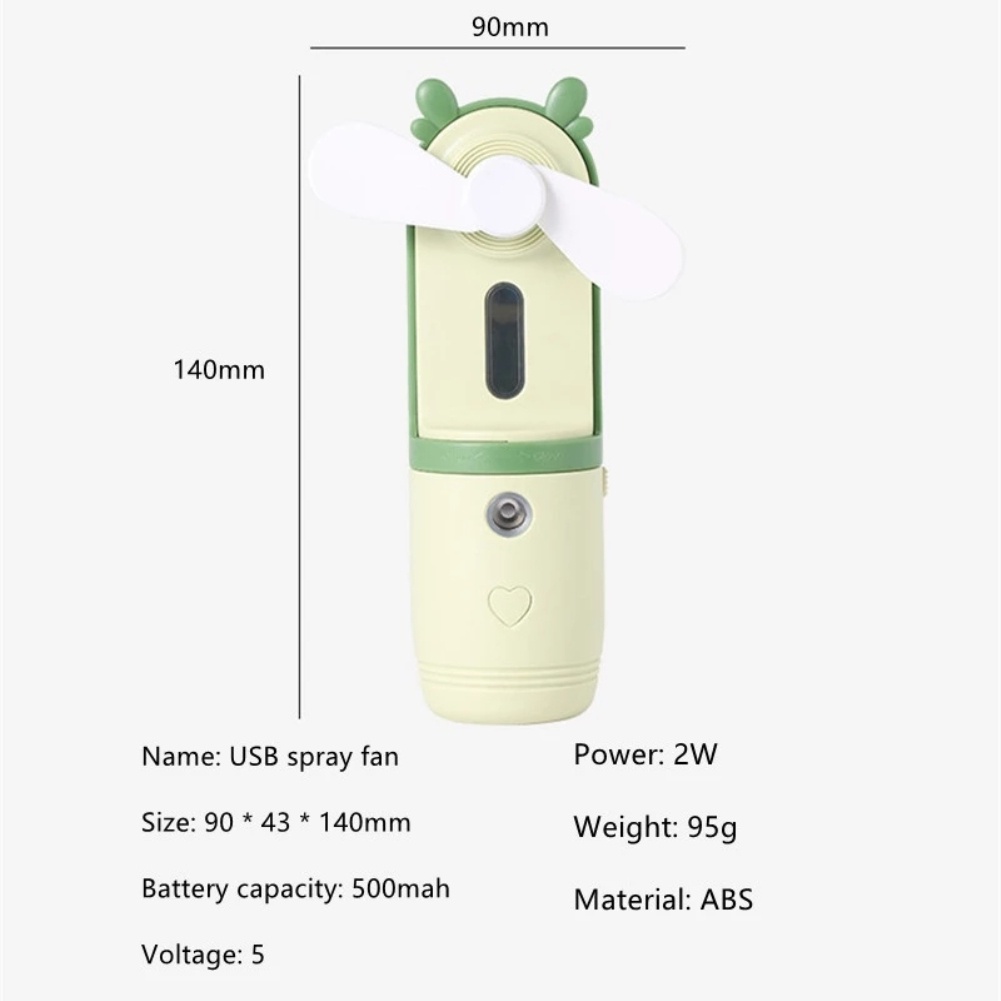 Kipas Pendingin Udara, Kipas Pendingin Udara Genggam Mini Elektrik Usb Genggam untuk Luar Ruangan Rumah