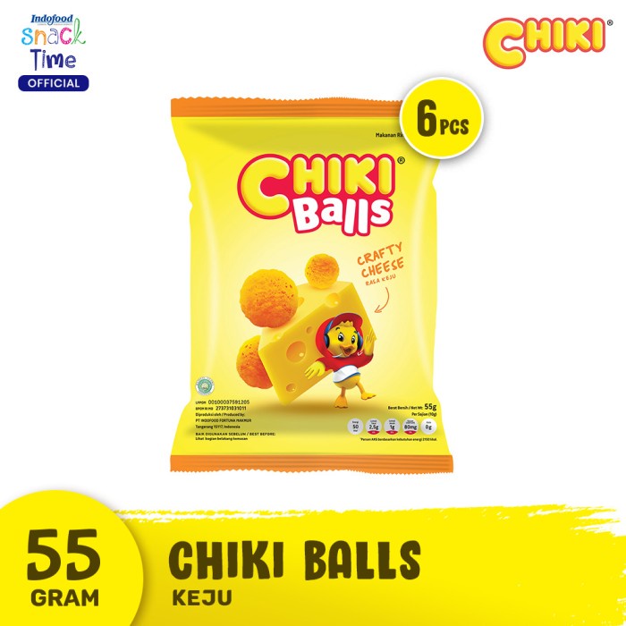 

T0P CHIKI BALL KEJU 55 GR - 6 PCS NICE