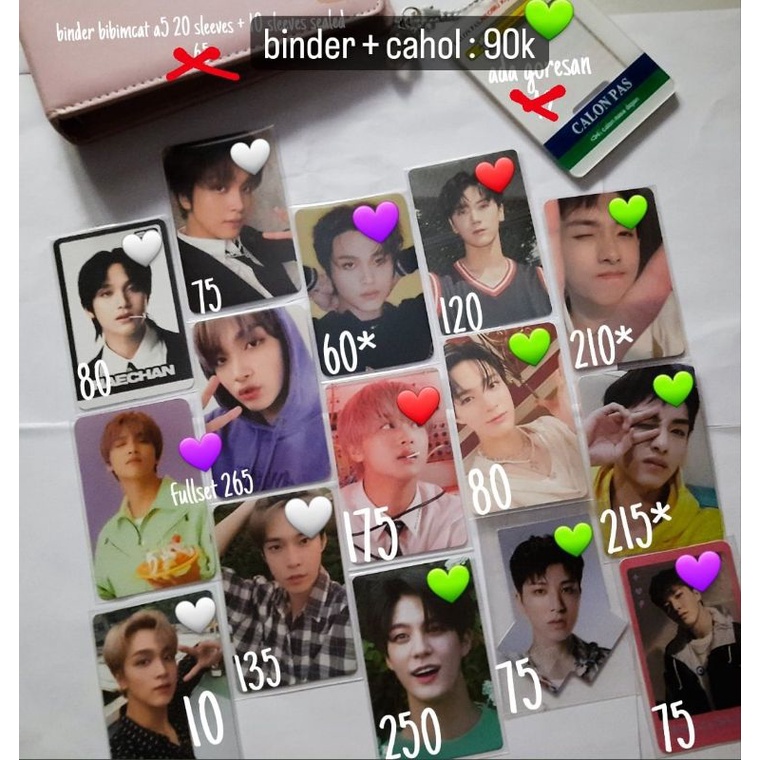 [BUNDLE] haechan korek hoodie kabel pop up hotsa jeno apm lilin winwin owhat doyoung jidat ten  bask