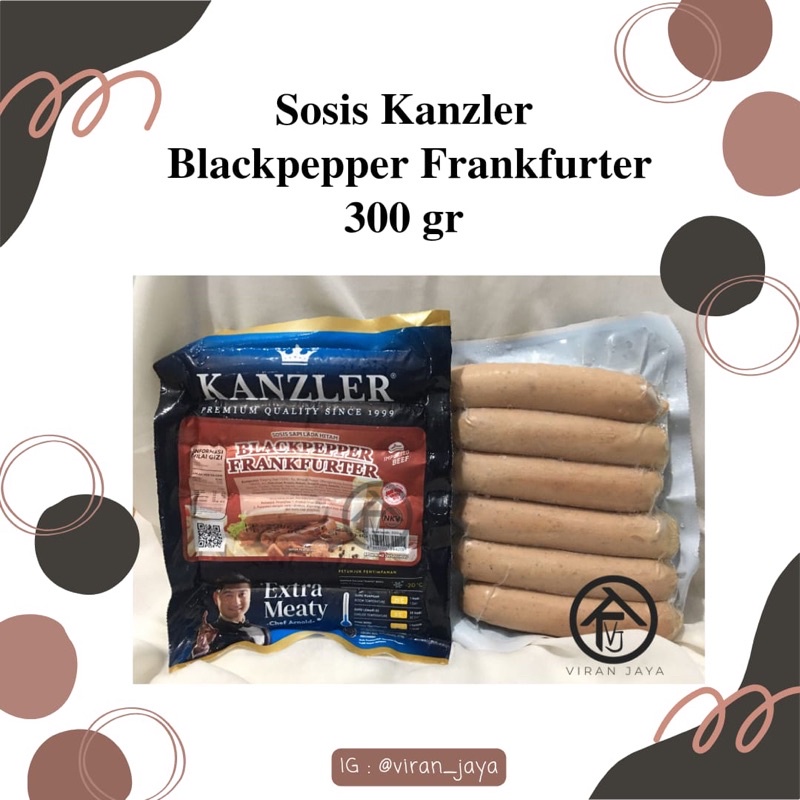 

Sosis kanzler blackpeper frankfurter 300 gr - Frozen Food