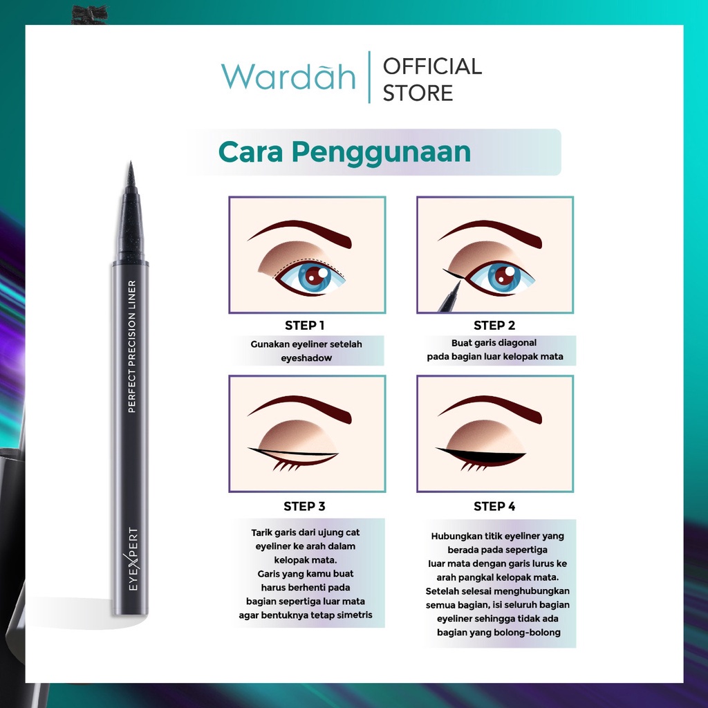 Wardah Eyexpert Perfect Precision Liner Eyeliner pen