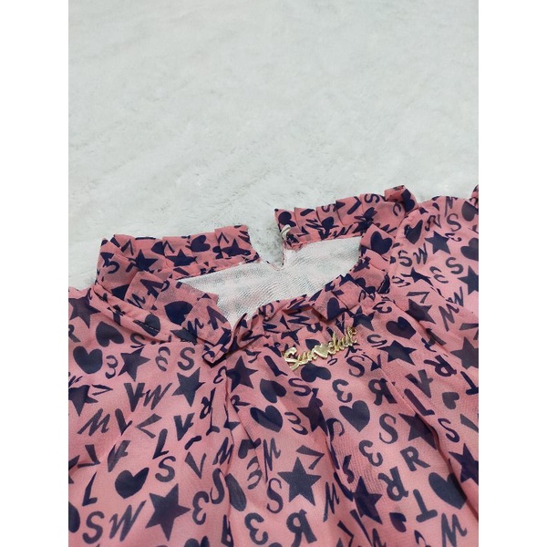(Outlove) blouse sifon/chiffon korea