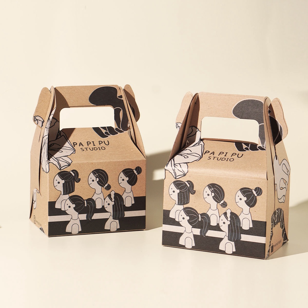 Papipu studio gift box paper bag