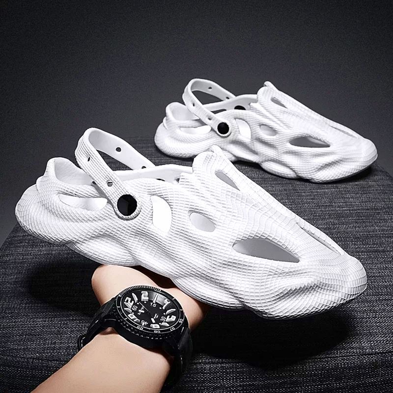 Sepatu Pria Selop Bakpao Eva Tebal / Sepatu Sandal Pria Musim Panas