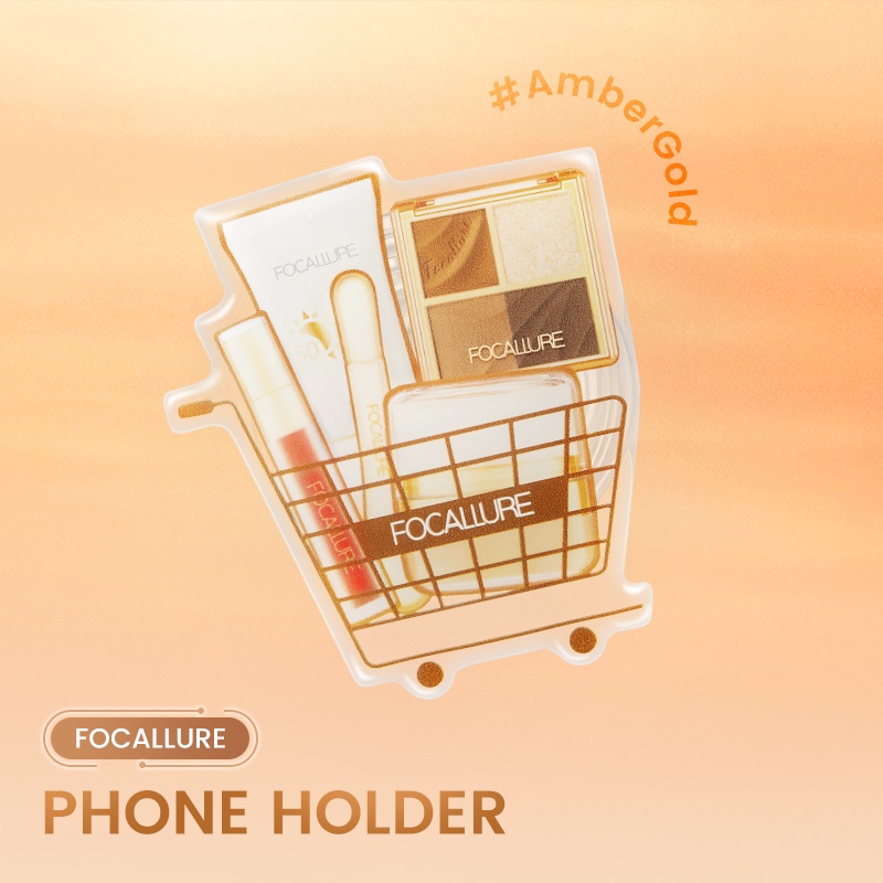 FOCALLURE #AmberGold Mobile Phone Grip Durable Smartphone Holders Phone Grips Accessory FA-T06