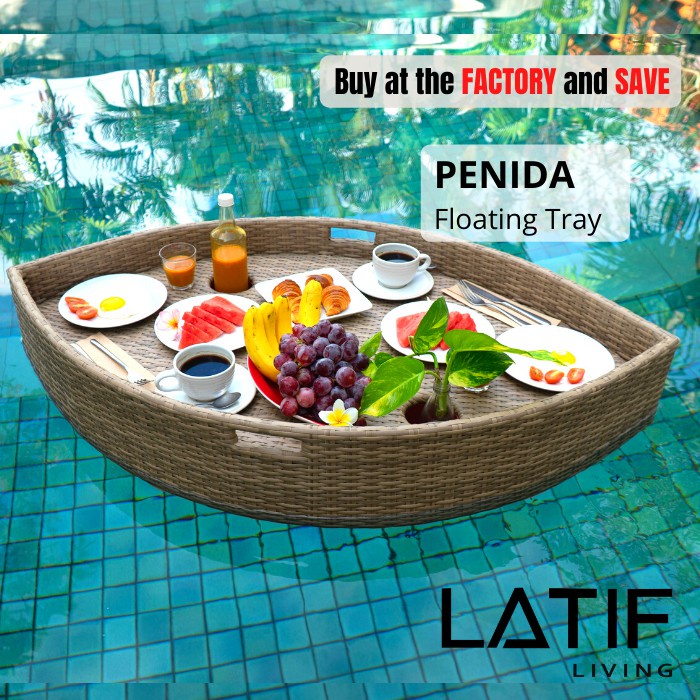 Penida Floating Tray pool Breakfast / Nampan Apung