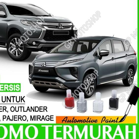 Jual Mitsubishi Titanium Grey Metalik Cat Oles Penghilang Baret Mobil Lecet Shopee Indonesia