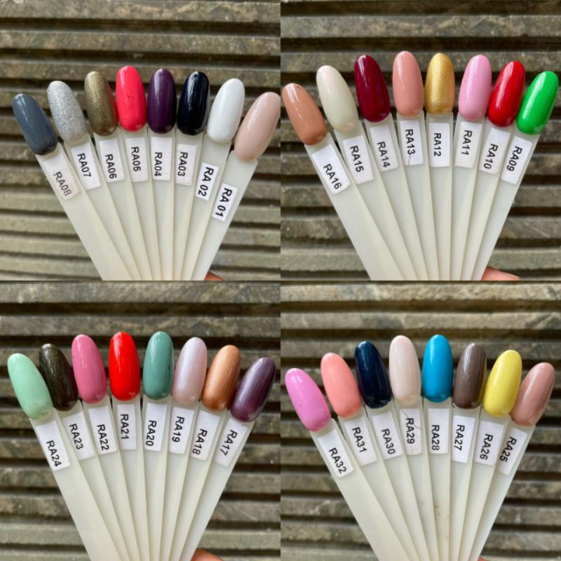 ROSALIND 1-30 SERIES 58 WARNA SOLID GEL POLISH 7 ML KUTEK UV GEL