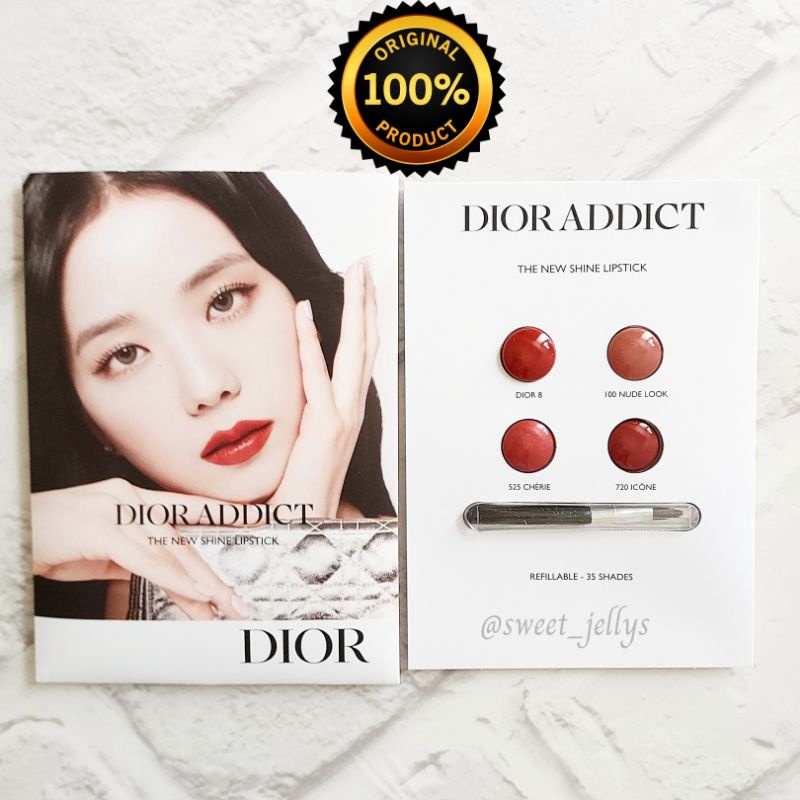 DIOR ADDICT LIP SHINE LIPSTICK SAMPLE TESTER - BLACKPINK