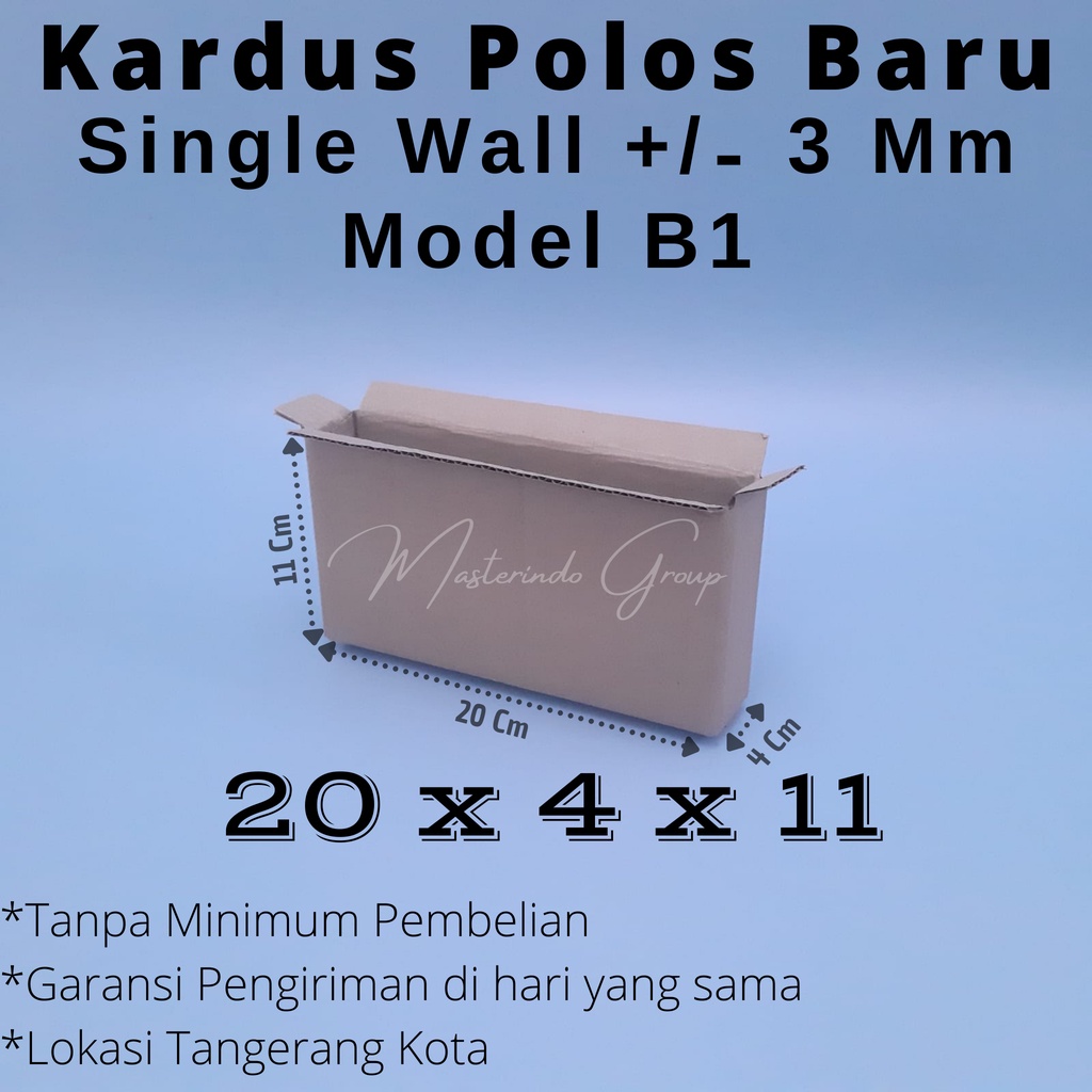 

Kardus Polos 20x4x11 Cm