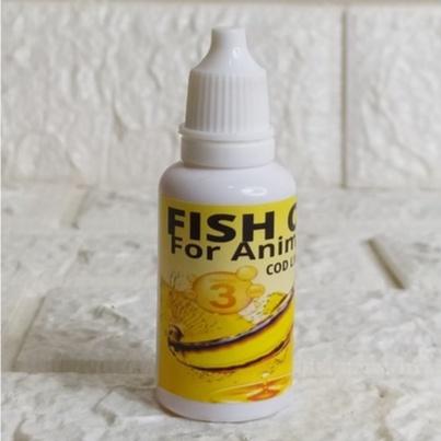 Minyak Ikan 100% Fish Oil 20ml Kucing Dan Anjing FEFARM