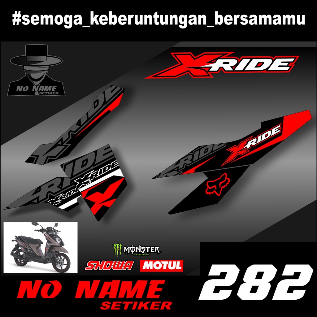 Striping X Ride(282)2013 2014 2015 2016 2017 2018 2019 stiker stricker setiker