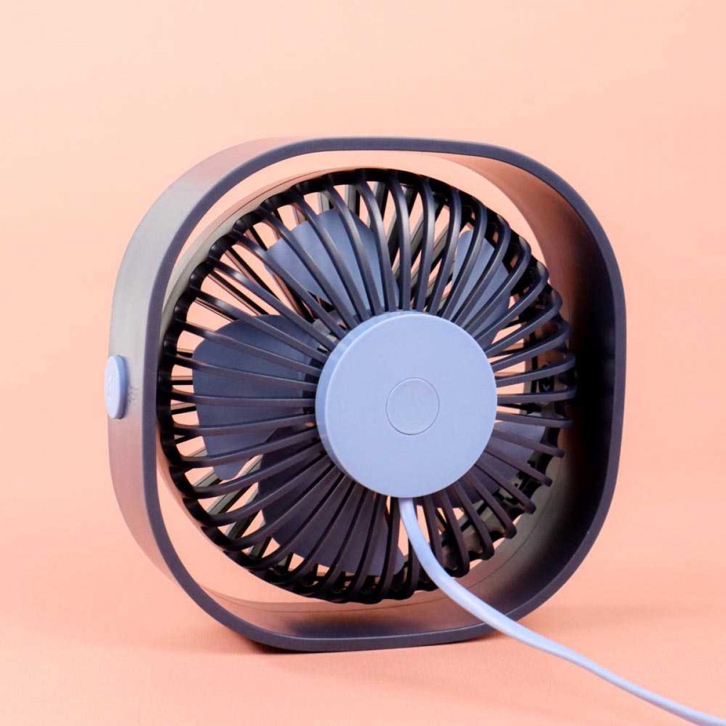 Kipas Angin Meja Mini Portabel Fan USB Power 3 Speed Adjustable