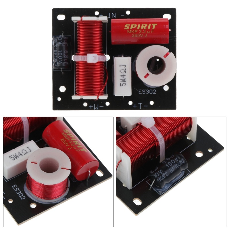 Modul Pembagi Frekuensi Speaker BT 2arah Treble Bass Hi-Fi Crossover Filter Papan Distributor Untuk Speaker DIY