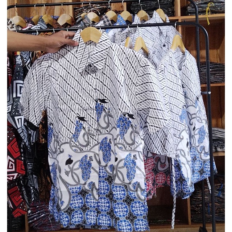 HEM BATIK TERMURAH PRIA KEREN  BARU