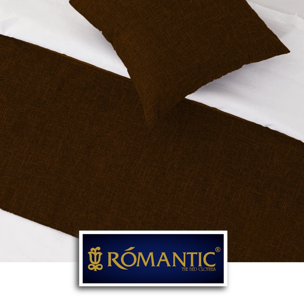 Bed Runner / Selendang kasur Coklat tua by ROMANTIC standard Hotel minimalis