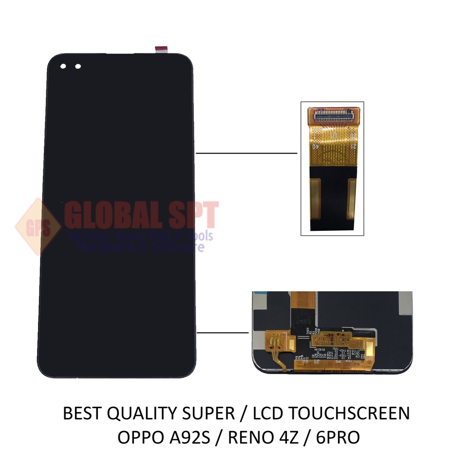 BEST QUALITY SUPER / LCD TOUCHSCREEN OPPO A92S / RENO 4Z / 6PRO