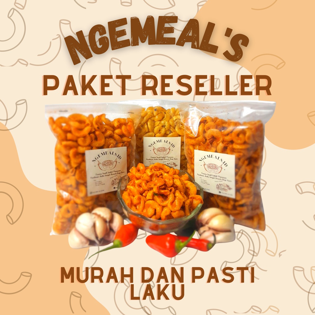 

Paket Reseller Makaroni Panggang Ngemeal's 70 gram 30 pcs