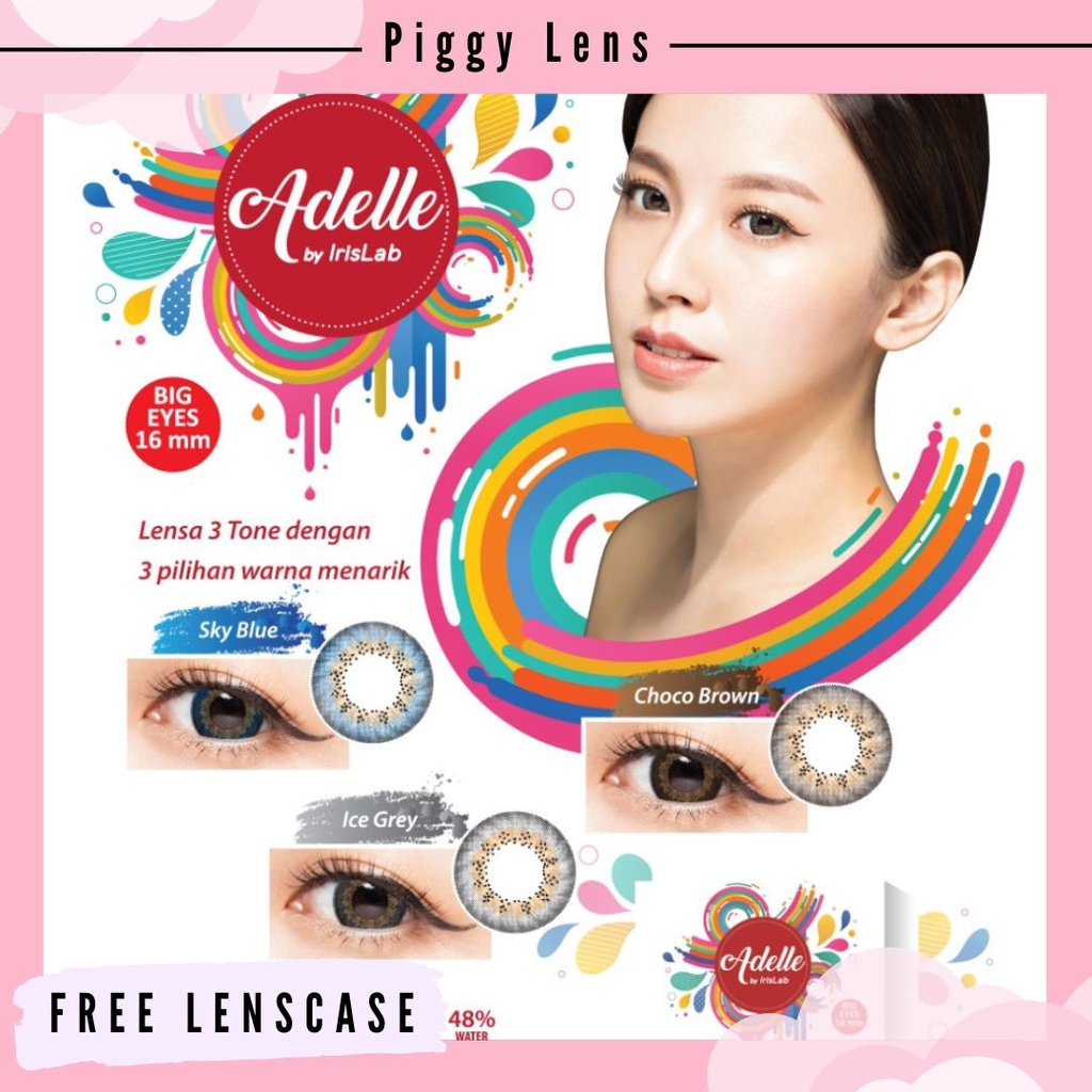 SOFTLENS ADELLE BY IRISLAB BIGEYES 16MM FREE LENSCASE