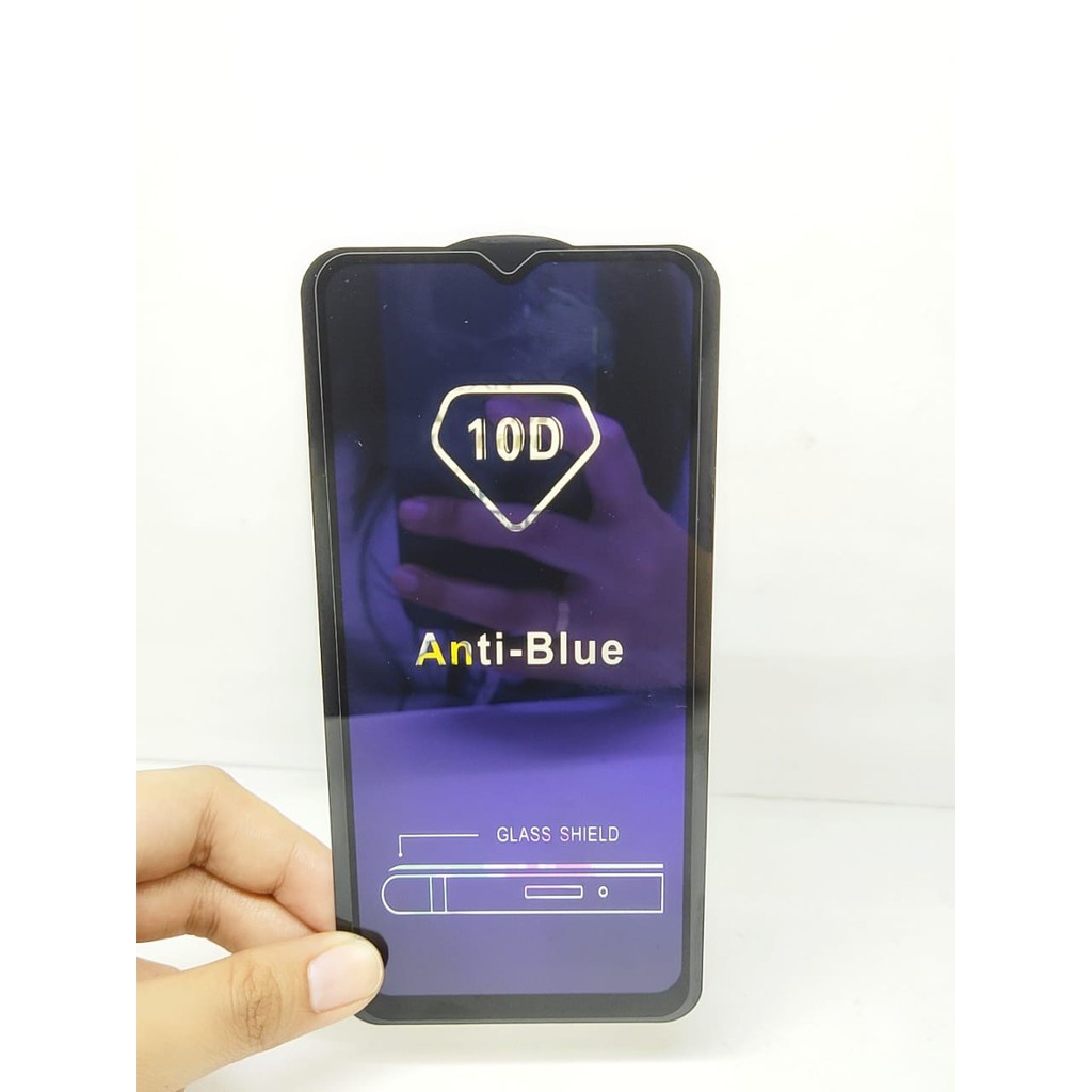 KOREAN Blue Ray 10D Oppo A31 2020 6.5 inchi Tempered Glass FULL GLUE ANTI RADIASI