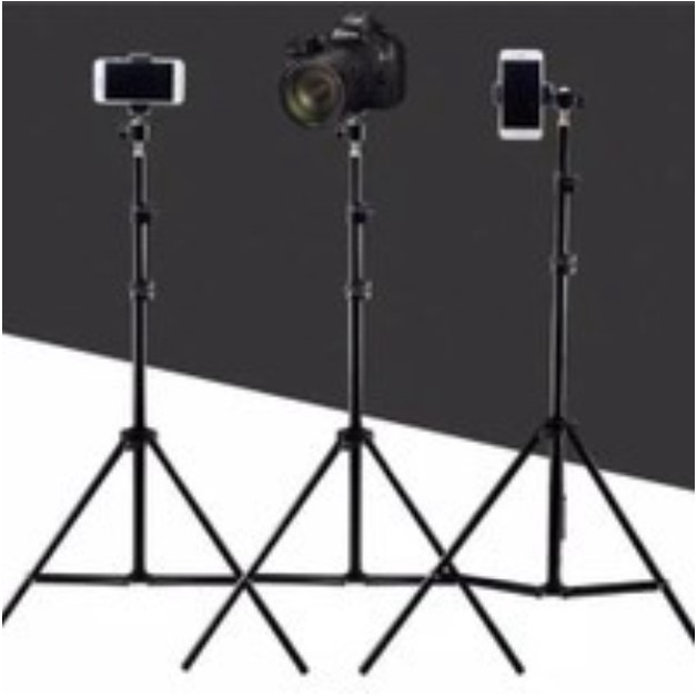 TRIPOD STAND 2 METER / TRIPOD UNTUK SMARTPHONE RINGLIGHT ALL TYPE / TRIPOD CAMERA UKURAN 2 METER