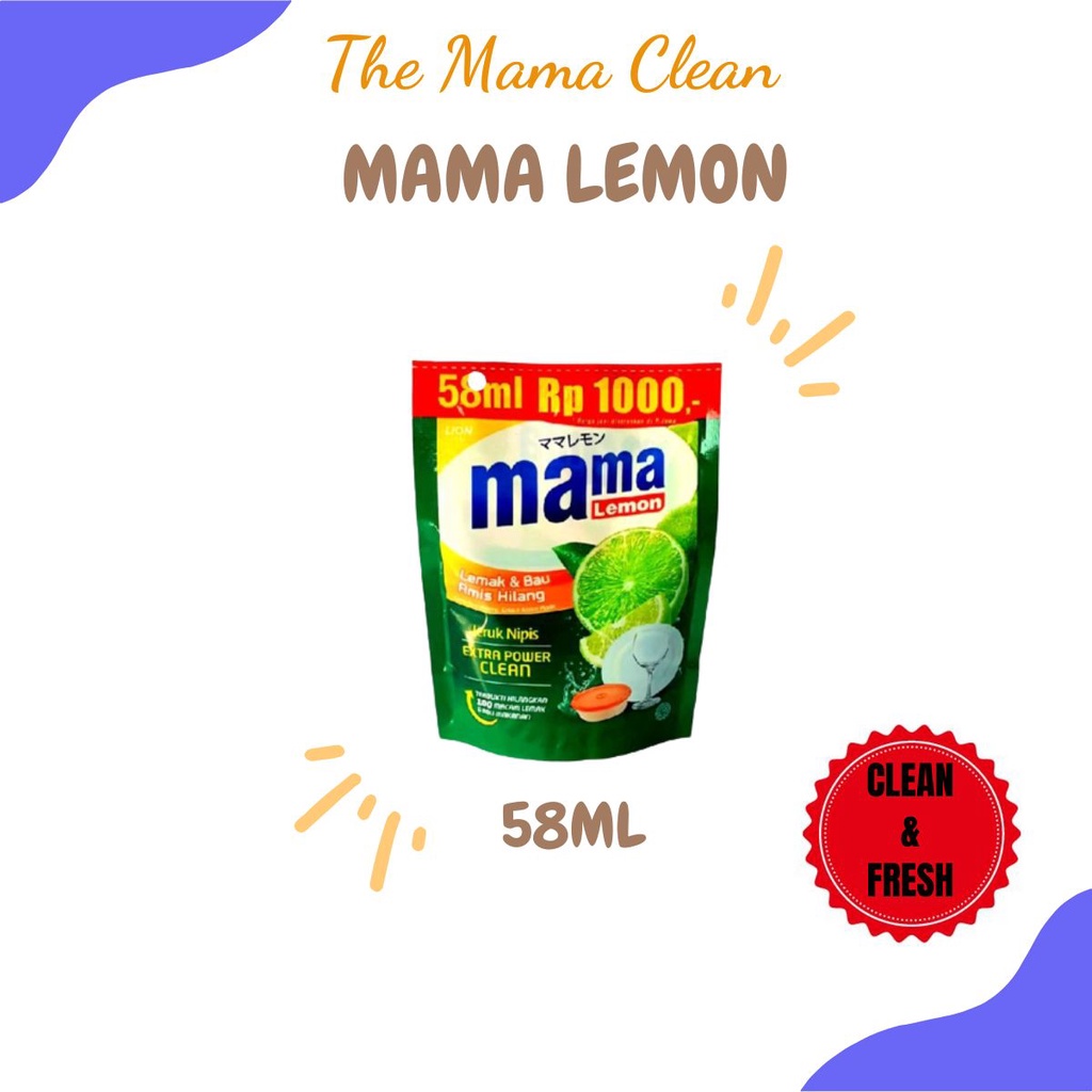 MAMA LEMON 58ML SABUN CUCI PIRING