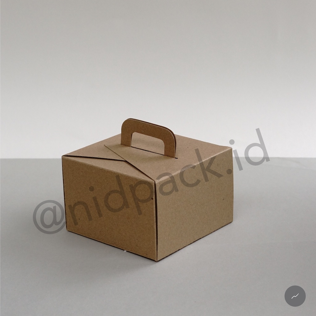 Box Cake Dus Kue 15x15 cm (KRAFT)