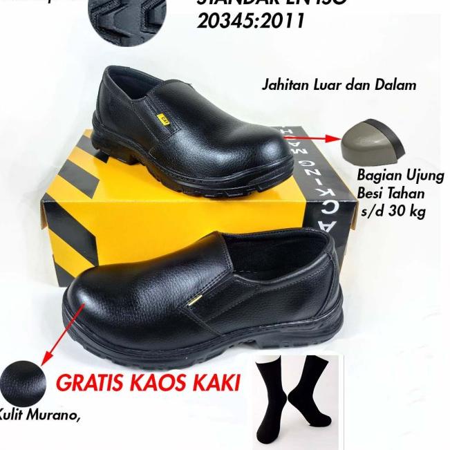 Sepatu Sefty Pria Sepatu Safety Caterpillar Sepatu Safety Pria Murah - 40
