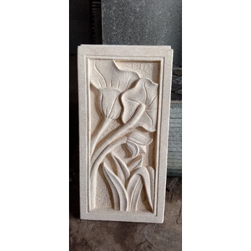 Batu ornamen ukir 20X40
