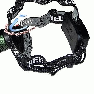 Senter Kepala Super terang dan Murah, Senter Kepala Cree LED XML-T6