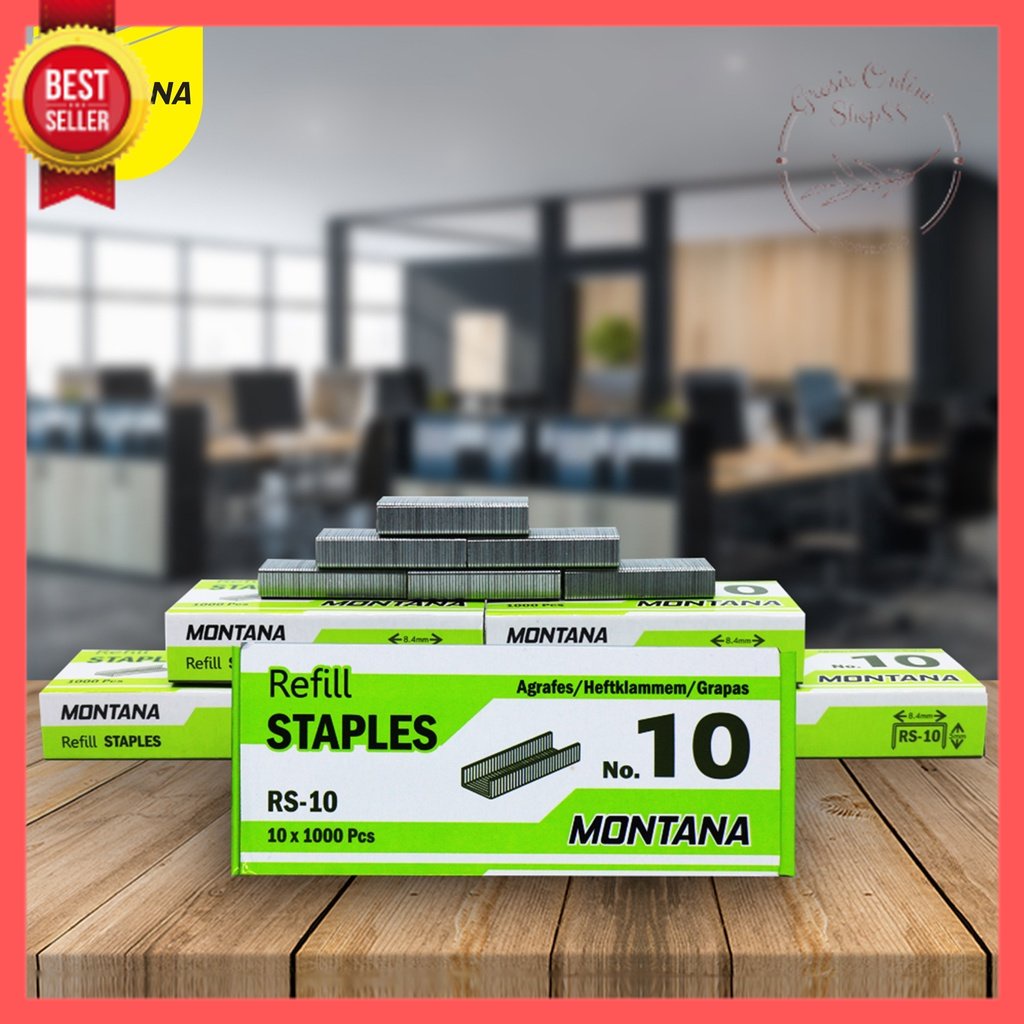 GOS -G107- ISI STAPLES - REFILL STAPLER MONTANA - ISI STAPLER 1PCS