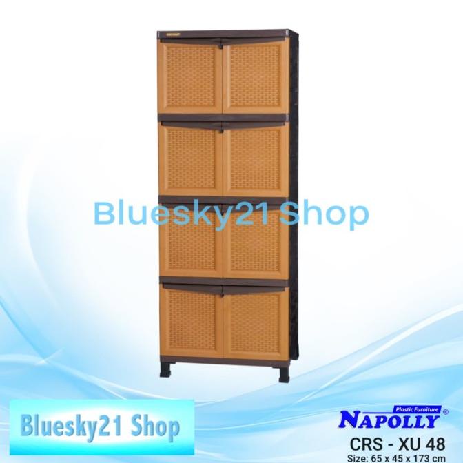 

LEMARI PLASTIK NAPOLLY 4 SUSUN CRS - XU 48 - LEMARI SANGAT MURAH stock ready