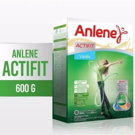 

ANLENE ACTIFIT 600gr ( COKLAT DAN VANILLA )