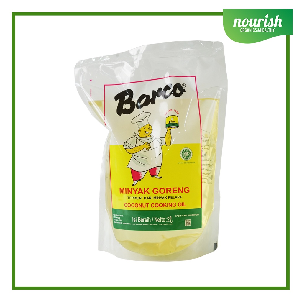BARCO Minyak Goreng Kelapa / Coconut Cooking Oil - 2L POUCH